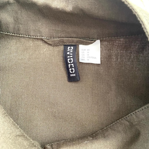 H & M Divided Cargo Utility Jacket - Picture 9 of 12